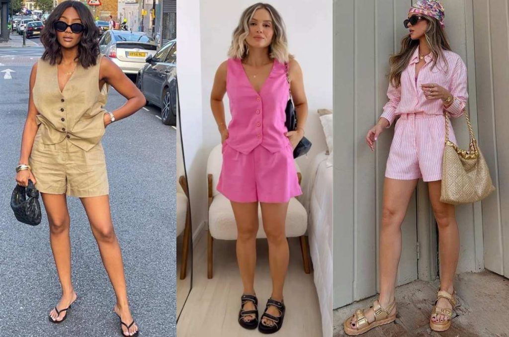 outfits con sandalias bajas