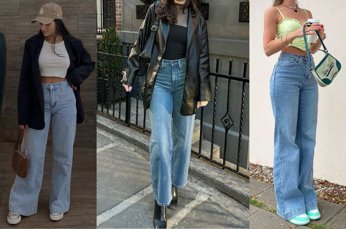 5 zapatos que debes usar con pantalones wide leg