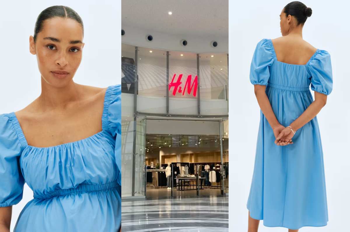 El vestido largo de H&M que combina estilo y comodidad para futuras mamás