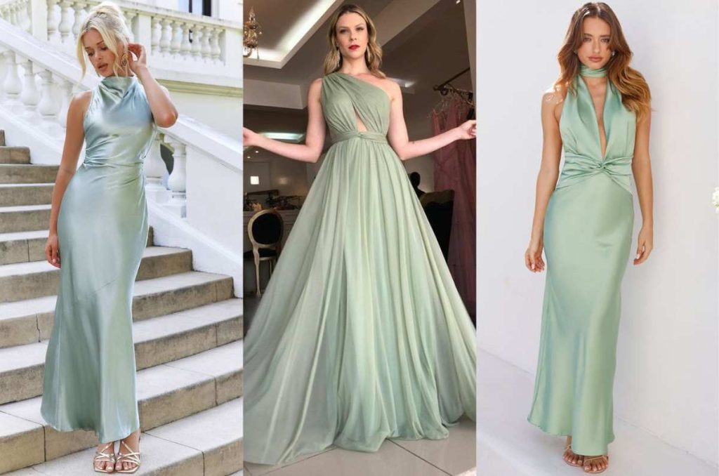 Colores tendencia en vestidos de fiesta largos que puedes llevar a una boda de verano 2