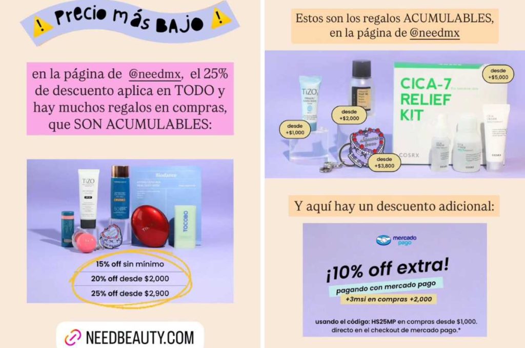 Descuentos Need Beauty Hot sale 2025