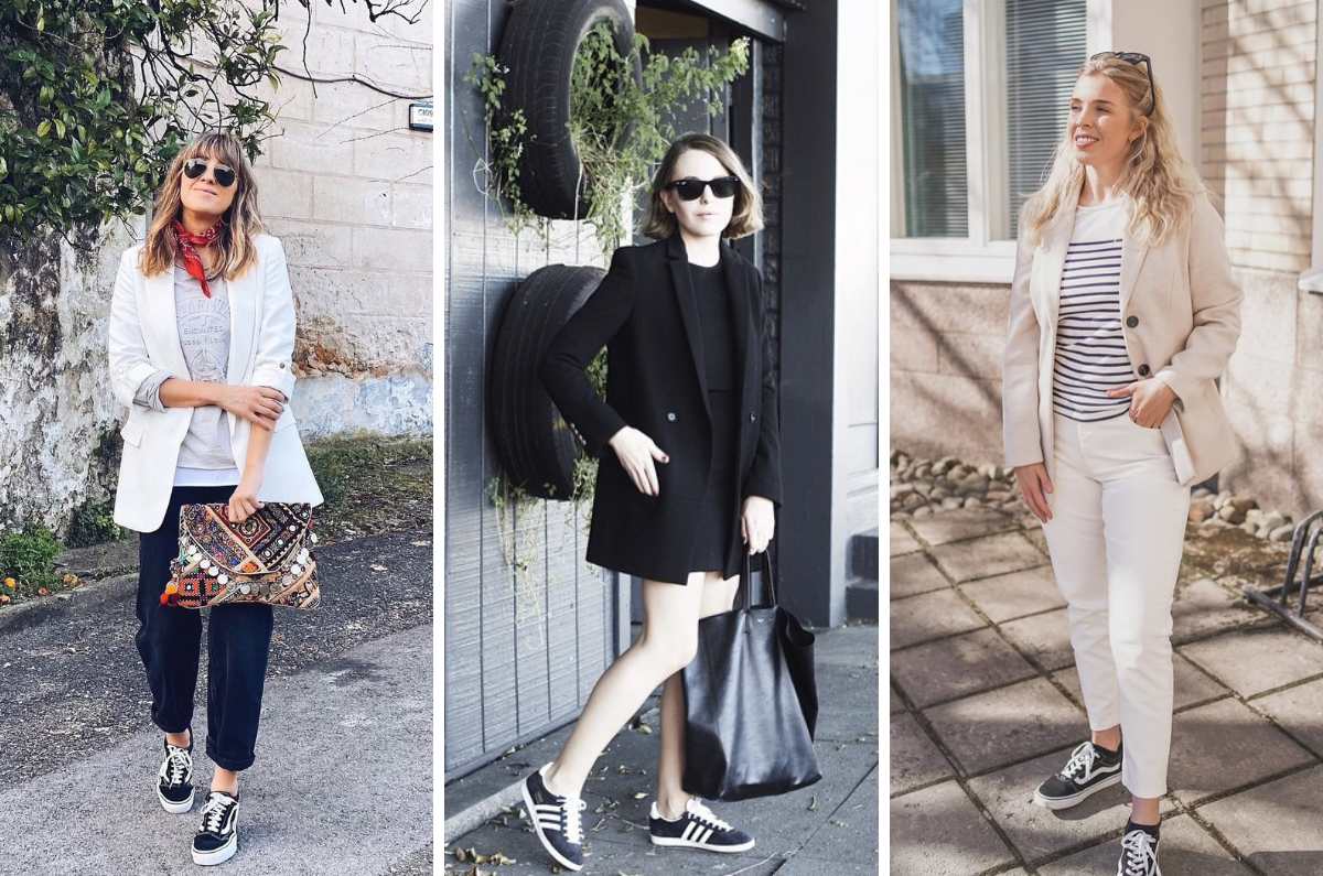 10 outfits casuales con tenis negros que te harán lucir diferente