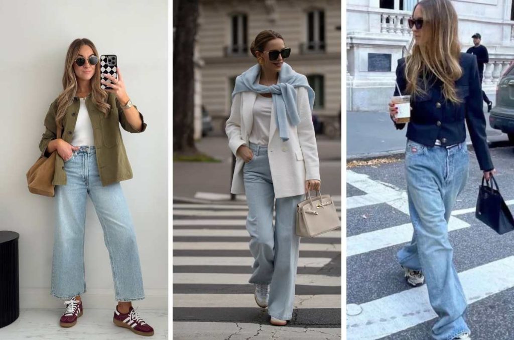 Outfits con jeans y tenis