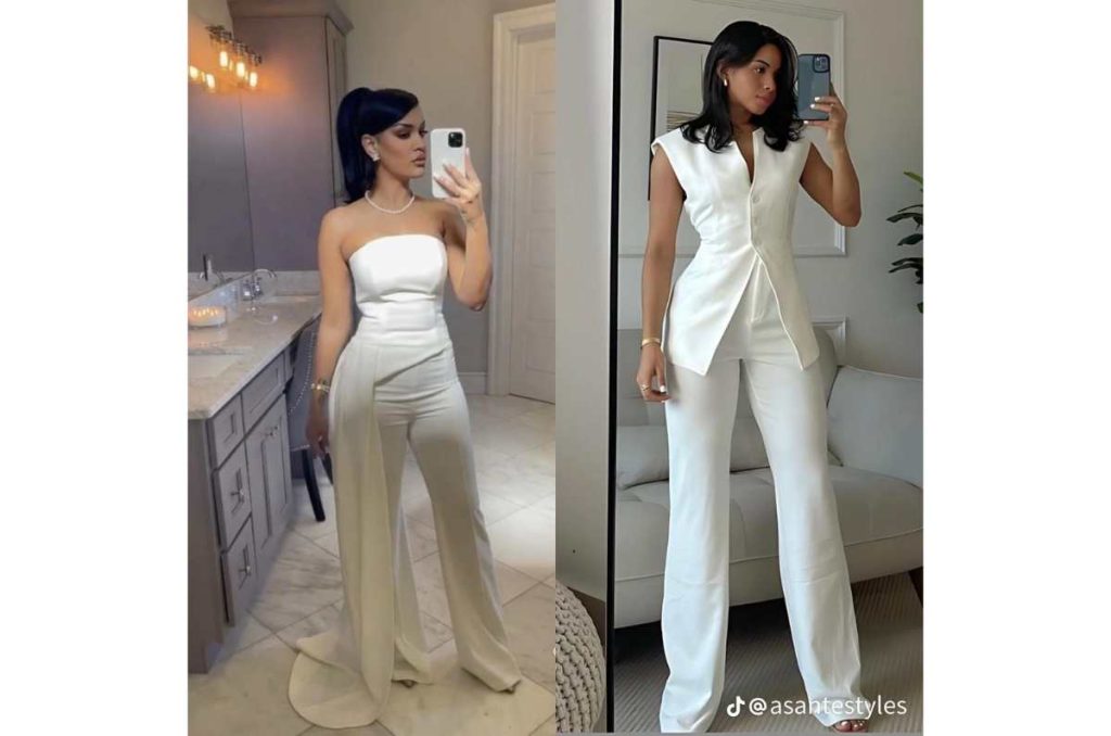 Look monocromático para graduación