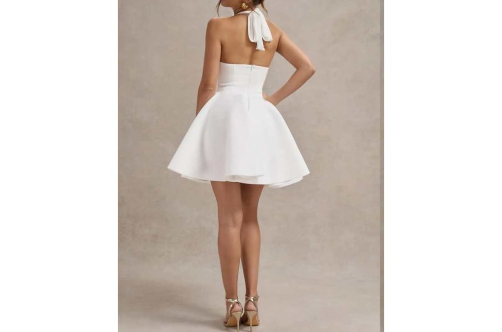 Vestido cuello halter