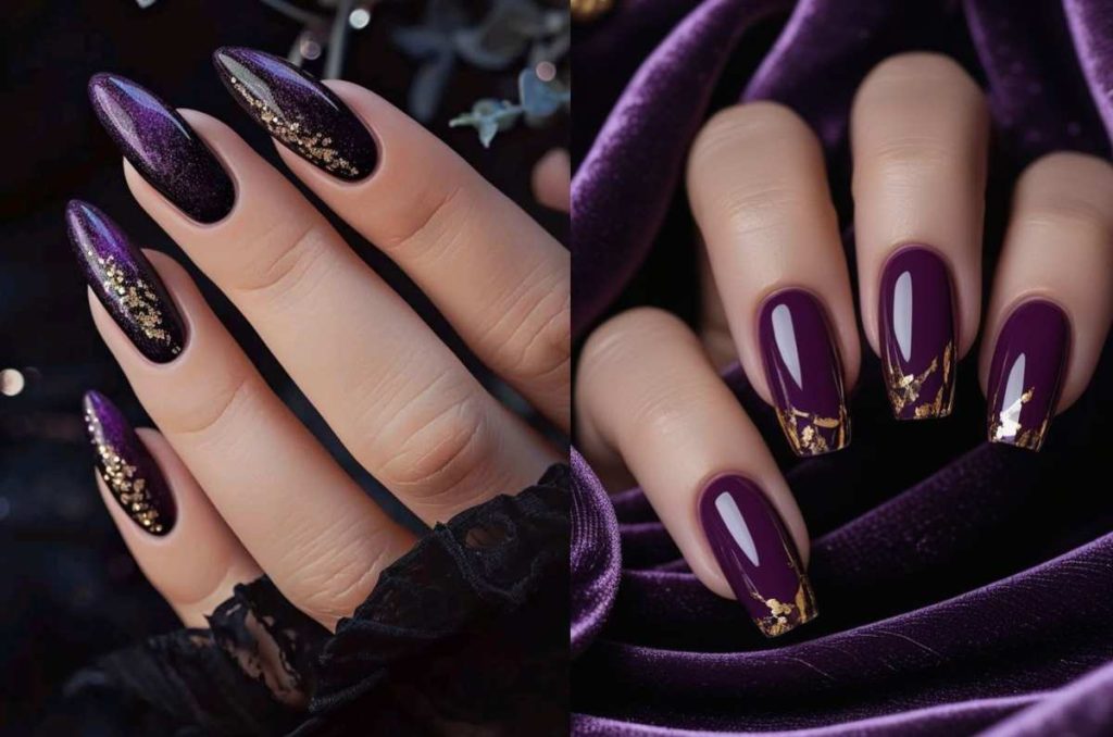 purple nails