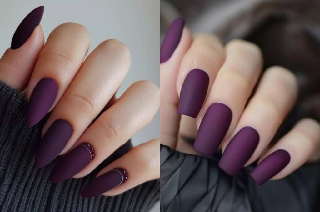 purple nails