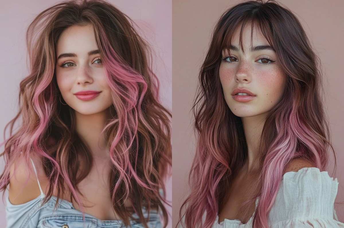 Mechas Rosas: El toque perfecto para un look audaz y femenino
