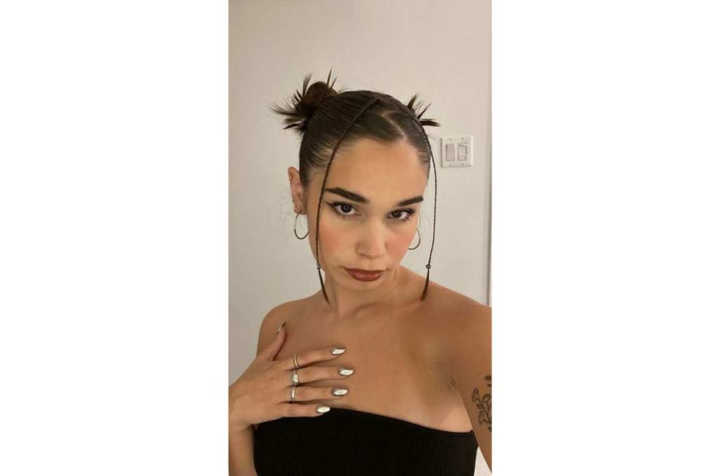 Peinados con trenzas mini