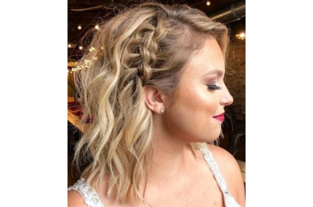 Ideas chic de peinados para graduación (aunque tengas el cabello corto) 2