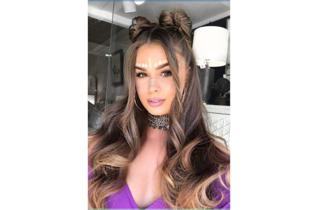 cabello semirecogido