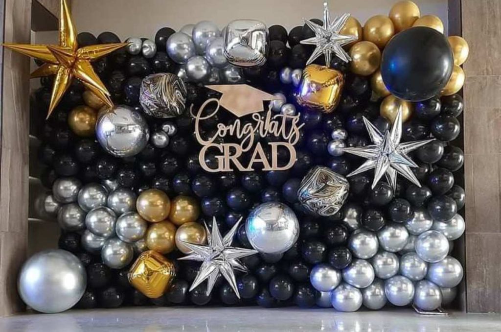 decoración para graduación