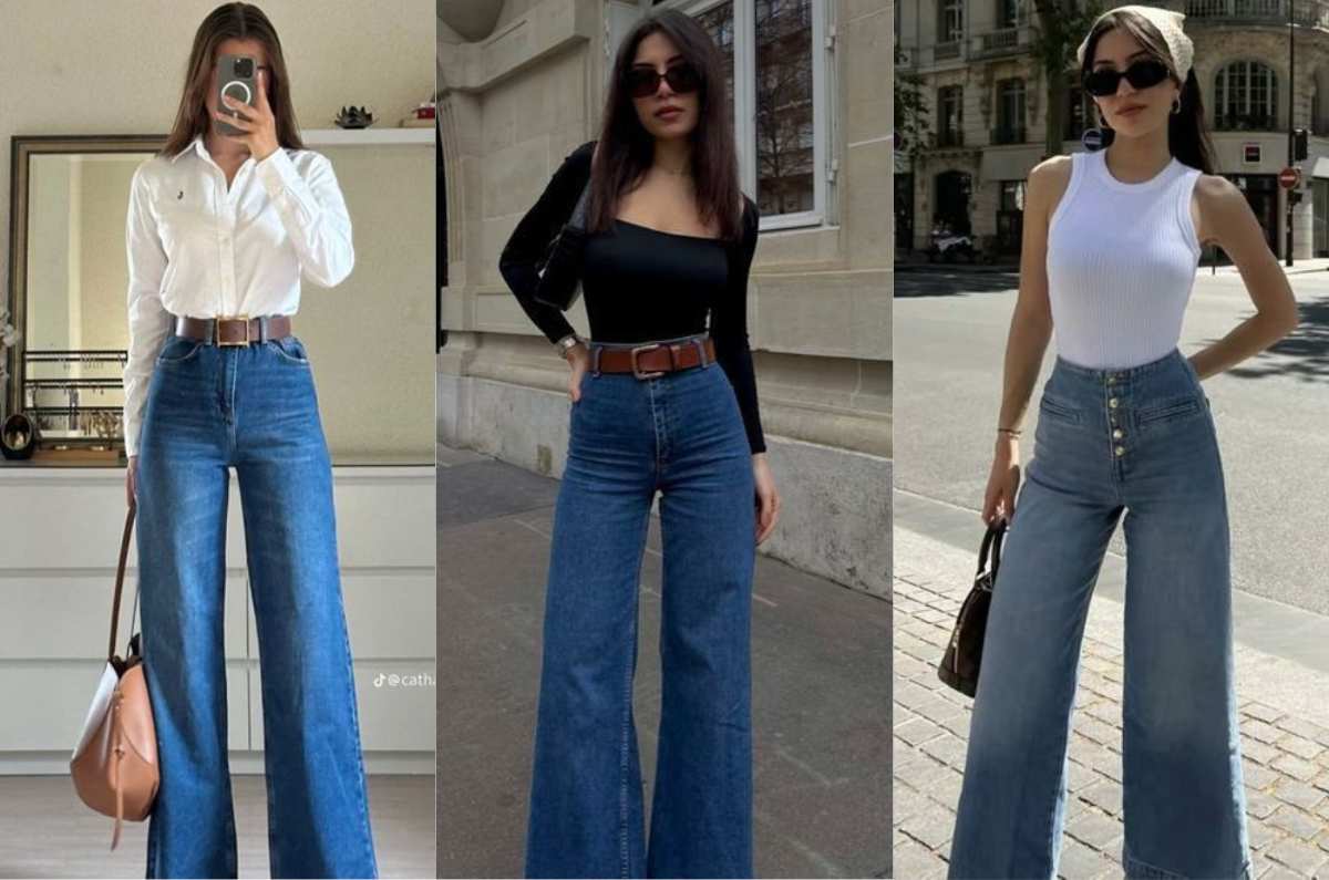 Jeans Palazzo: 5 outfits que combinan comodidad y elegancia en cada paso