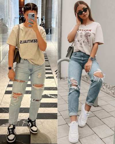 pantalones con con roturas