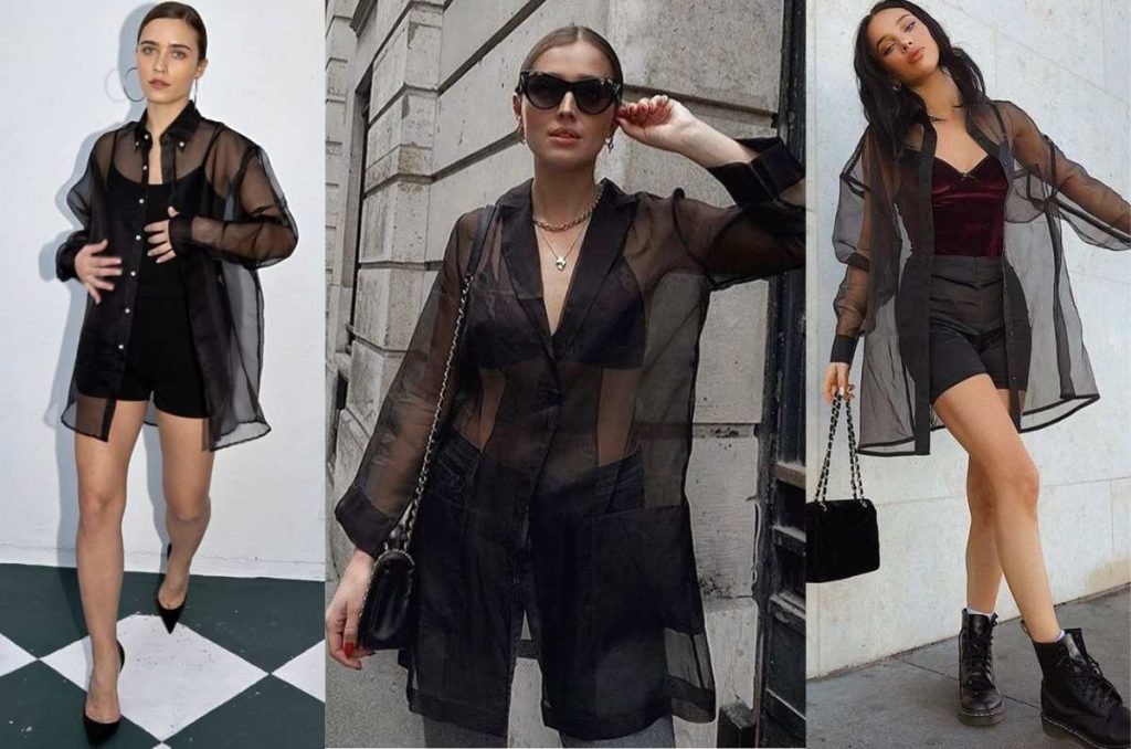 Looks con trasnparencias