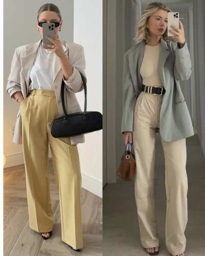 Pantalones amarillo mantequilla