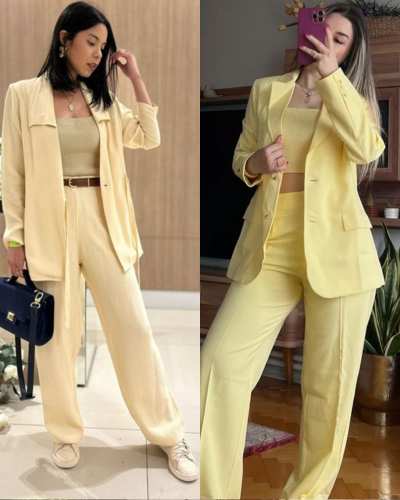 outfits butter yellow