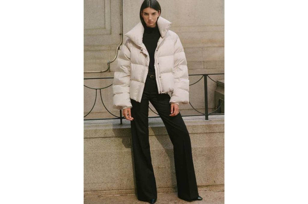outfits con chamarras acolchadas 