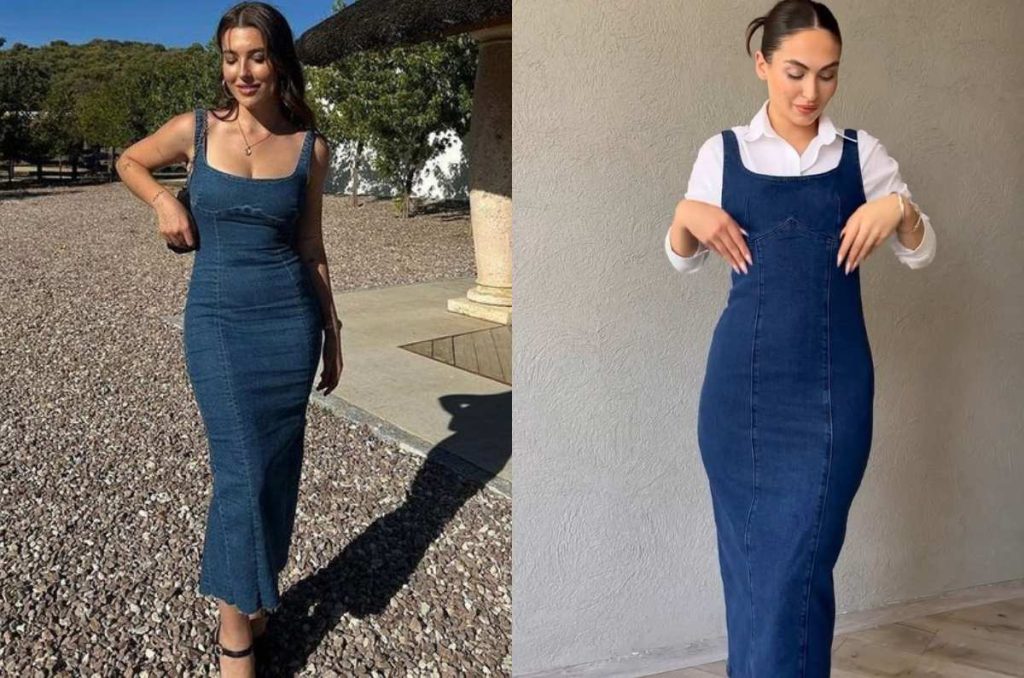 denim dress