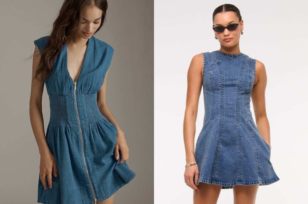 denim dress