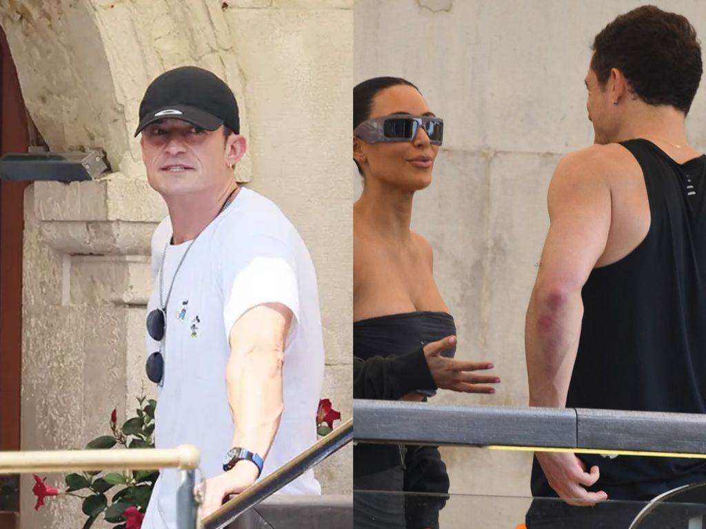 Orlando Bloom llega a Venecia para la boda de Jeff Bezos