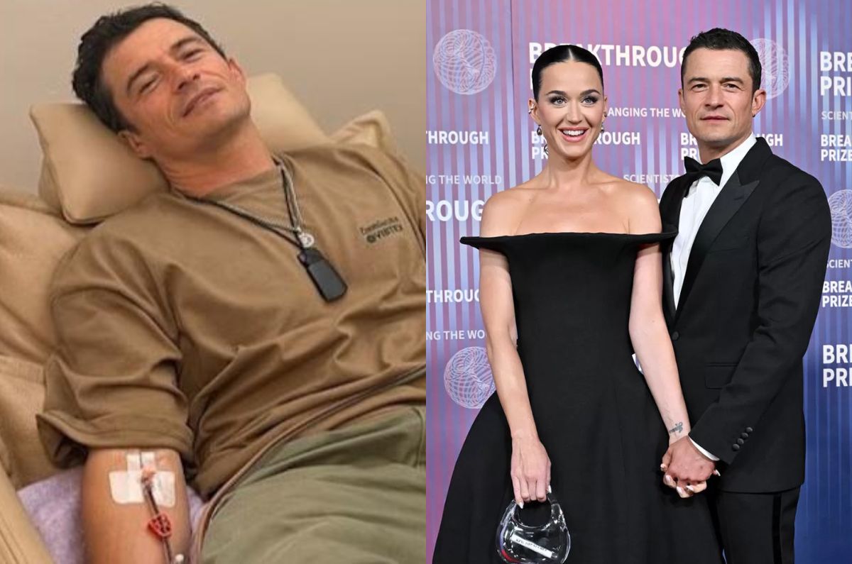 Orlando Bloom quiso estar a la moda y se limpió la sangre