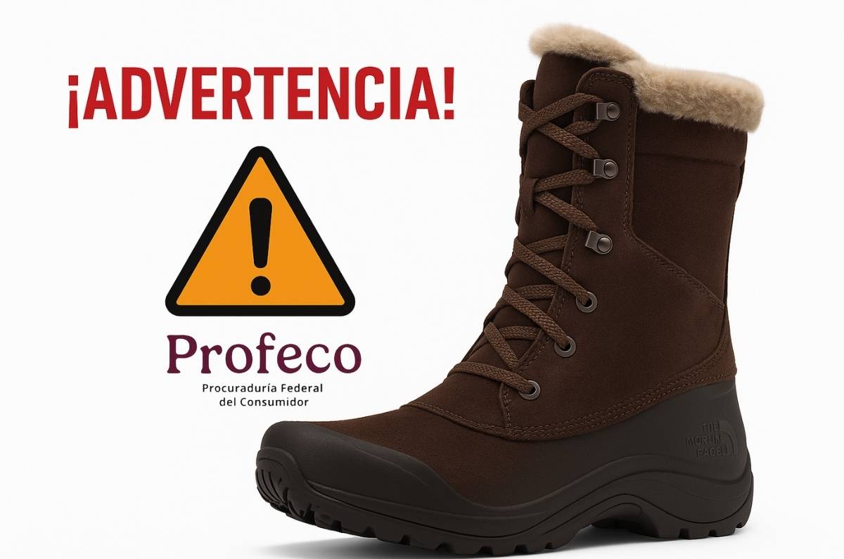 ¡Cuidado! Estas botas The North Face podrían hacerte caer y Profeco ya lanzó alerta