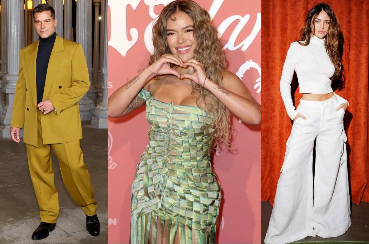 Eiza González y Ricky Martin muestran su apoyo a Karol G tras momento incómodo