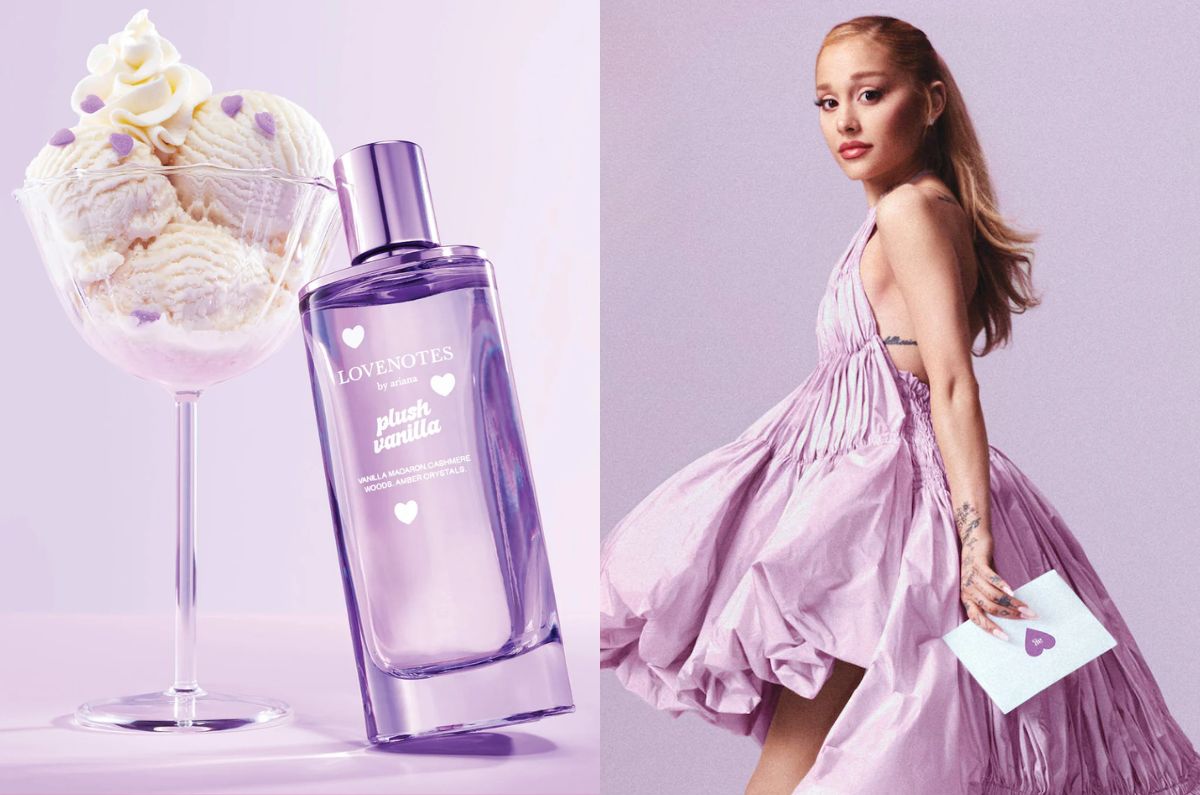 Ariana Grande anuncia su nuevo perfume “Lovenotes: Plush Vanilla”