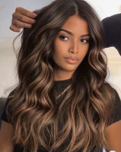 Honey brown balayage