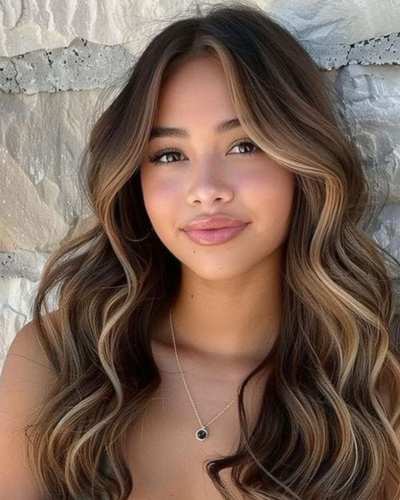 Honey brown balayage