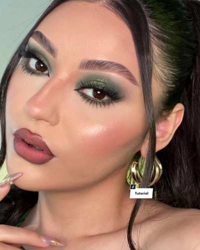maquillaje para ojos marrones