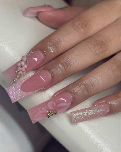 manicura para XV años