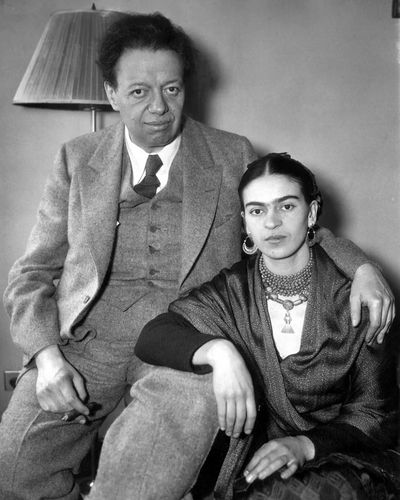 Diego Rivera y Frida Kahlo