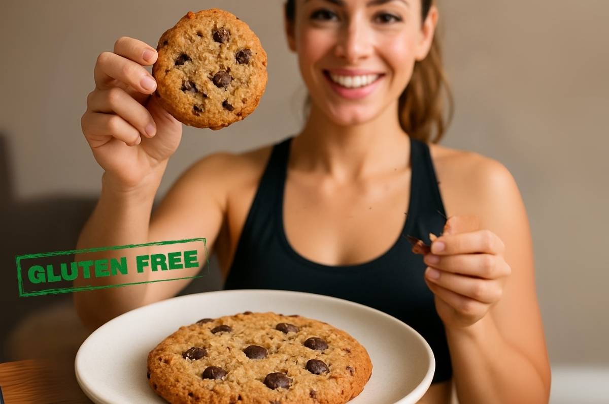 Galletas sin gluten ni azúcar en freidora de aire: con chispas de chocolate y listas en minutos