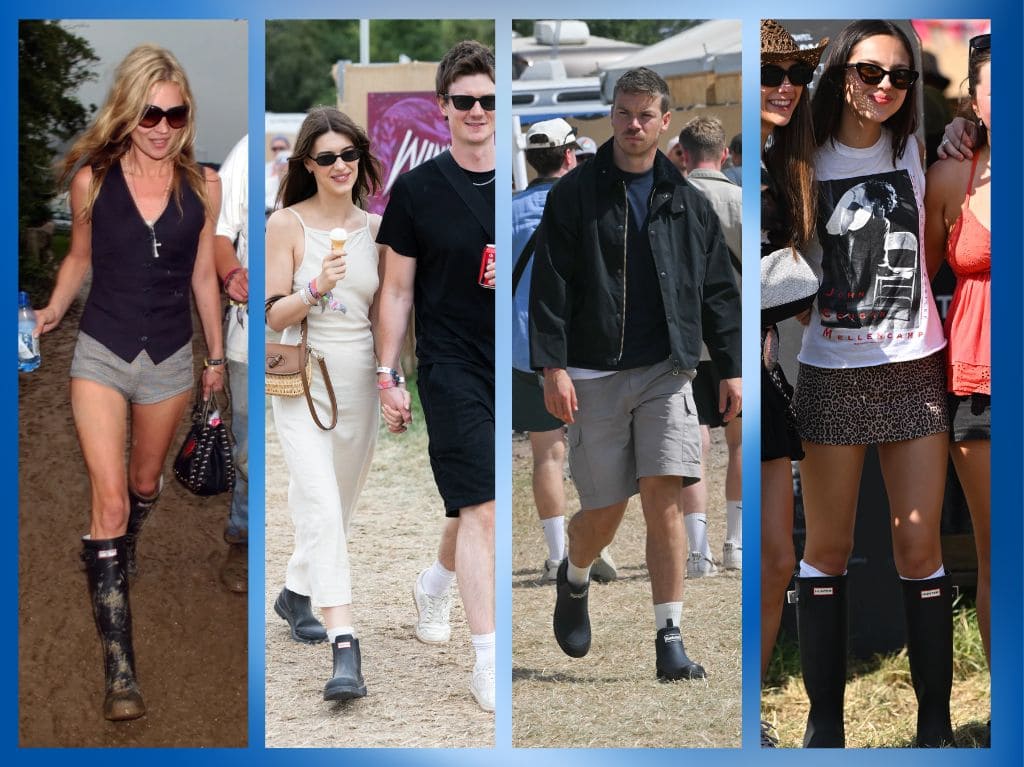 Hunter boots, Glastonbury (2025)