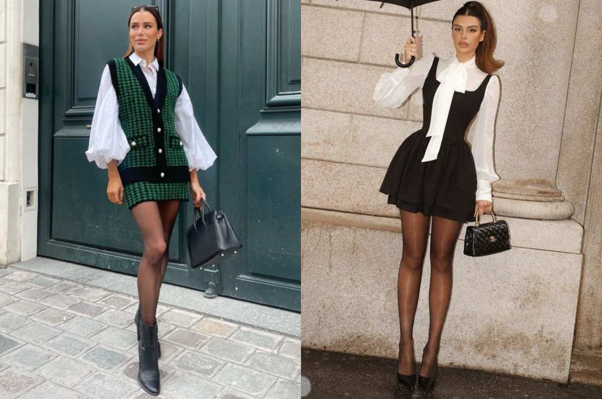 Cómo combinar blusas con vestidos para lograr un look de oficina estilizado
