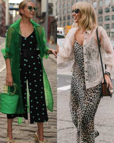 Looks con camisas transparentes; así debes llevarla para dar clases de moda en la oficina 2