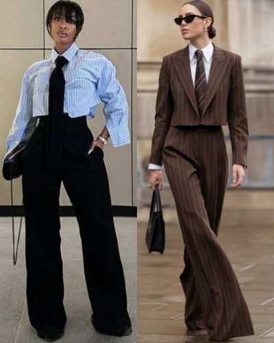 Outfits con camisa y corbata