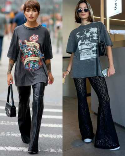 Looks con graphic tees