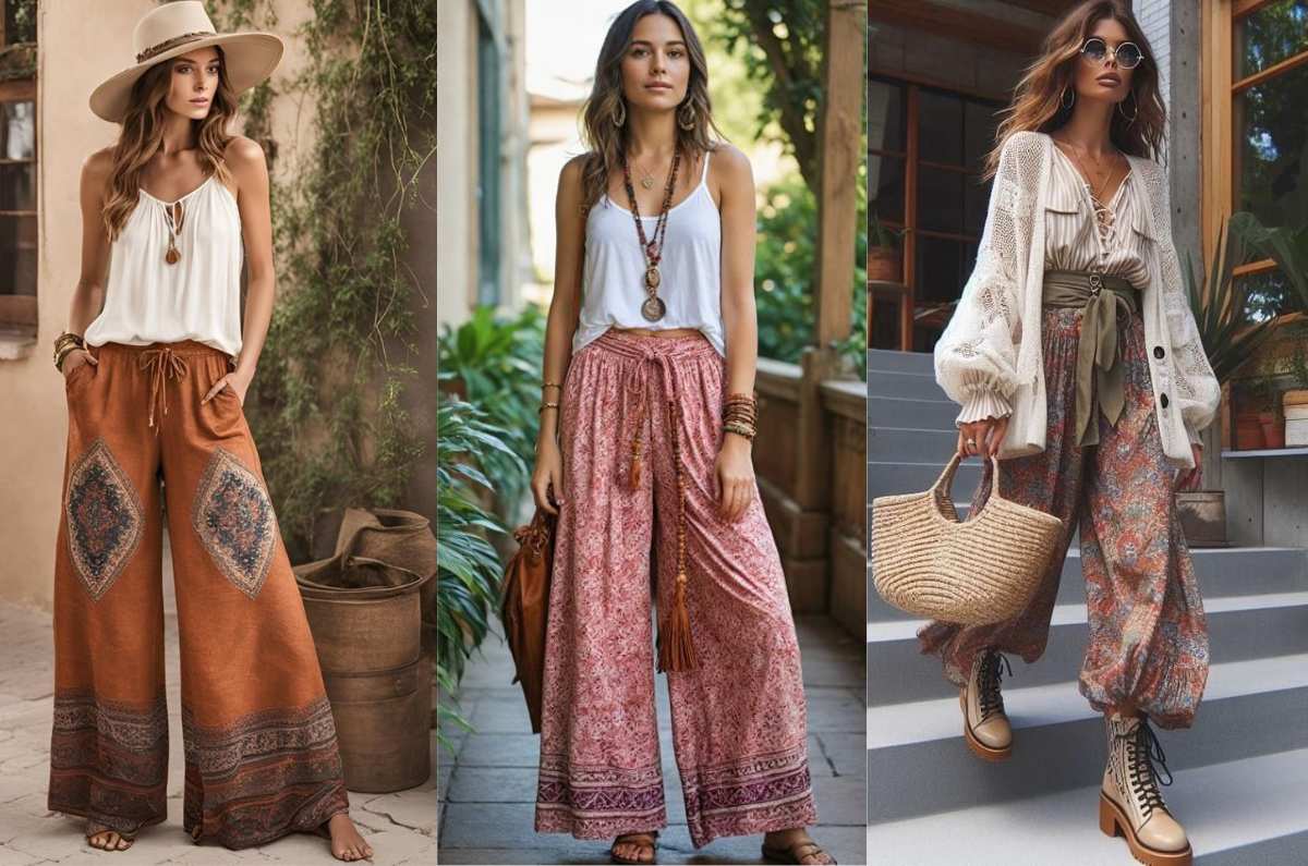 Pantalones boho: la clave para un look relajado y chic este verano 2025