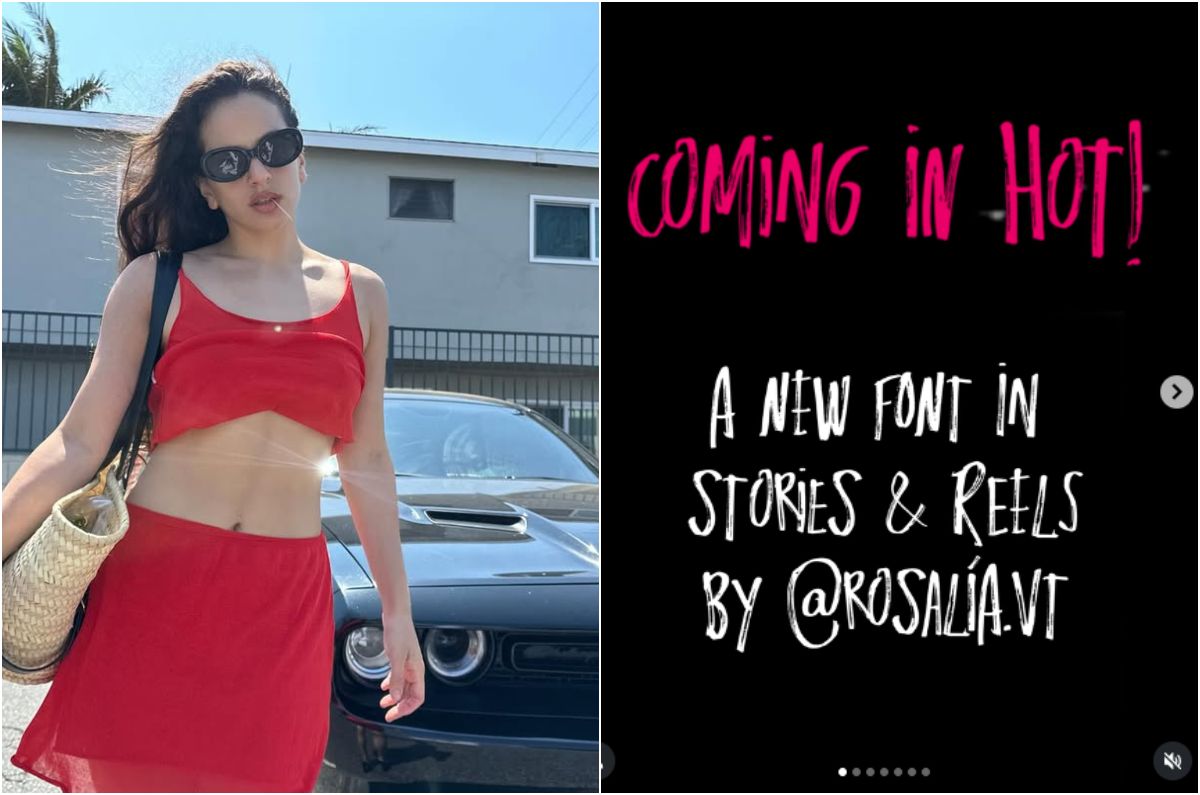 ¿Cómo usar la letra de Rosalía en Instagram? Activa la nueva fuente en tus historias y reels