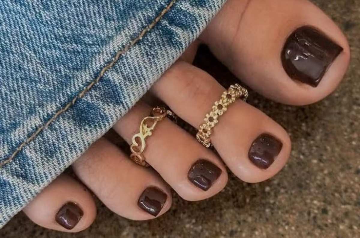 Pedicure color chocolate: la tendencia de uñas que debes probar