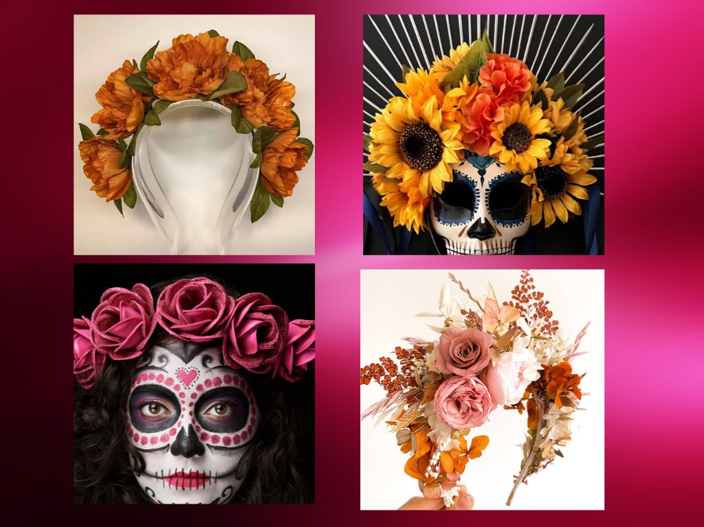 ¿Qué necesitas para armar tu propia corona de Catrina?