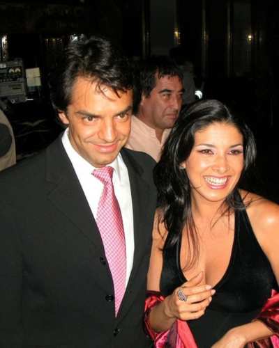Dalilah Polanco y Eugenio Derbez 