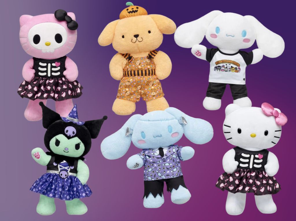 ¿Cómo lucen los peluches de Halloween 2025 de Hello Kitty?
