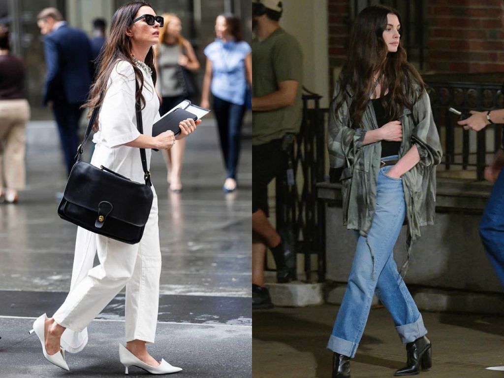 ¿Cuáles son los looks de Anne Hathaway como Andy Sachs, que ya son tendencia? 
