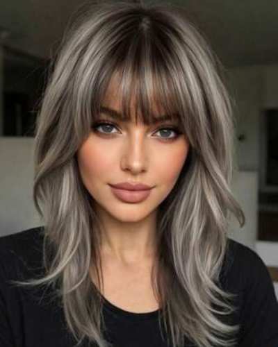 Mechas para disimular las canas