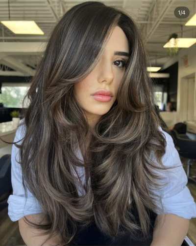 Mechas para lucir canas con estilo - Pinterest 