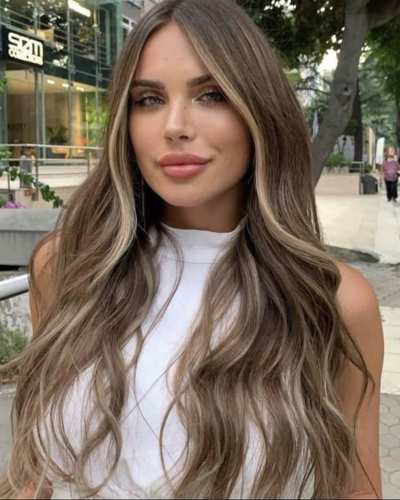 Mechas para lucir canas con estilo - Pinterest 